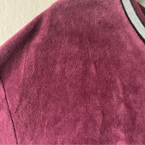 American Eagle Velvet Maroon Sweater Size Small - Picture 2 of 6
